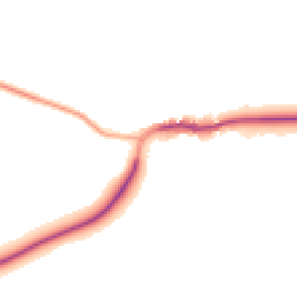 Night-time road noise heatmap for DN5 7BD