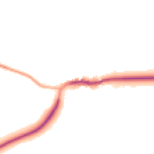Night-time road noise heatmap for DN5 7BJ
