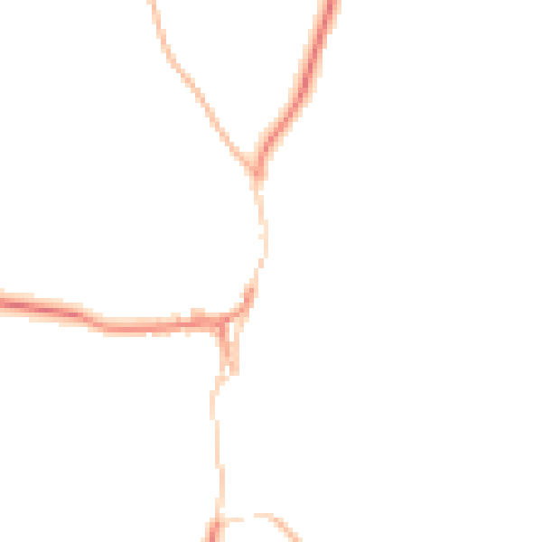 Daytime road noise heatmap for DN5 7BL