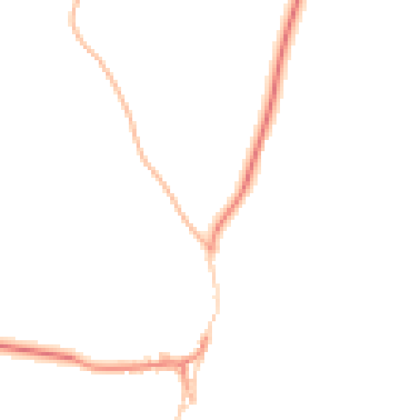 Daytime road noise heatmap for DN5 7BP