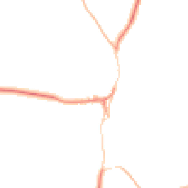 Daytime road noise heatmap for DN5 7BT