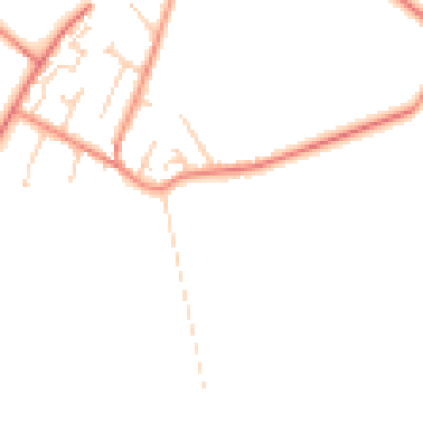 Daytime road noise heatmap for DN5 7BY