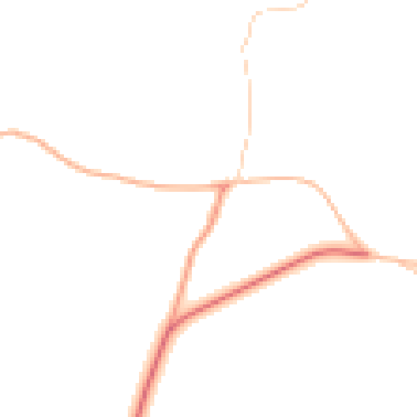 Daytime road noise heatmap for DN5 7DN
