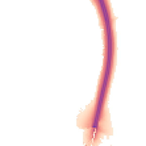 Night-time road noise heatmap for DN5 7DZ