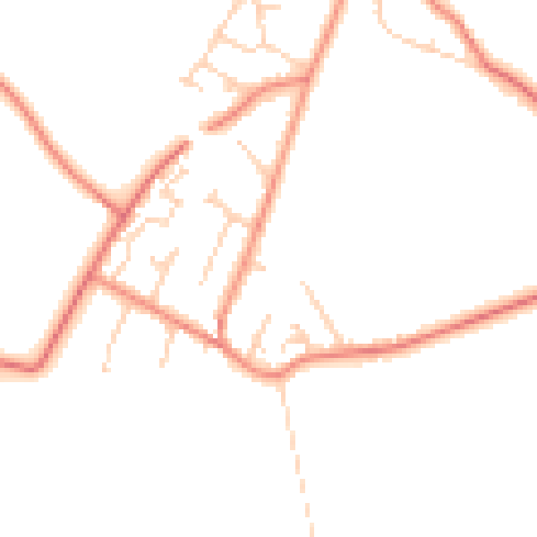 Daytime road noise heatmap for DN5 7JA