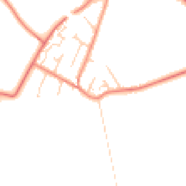 Daytime road noise heatmap for DN5 7JB