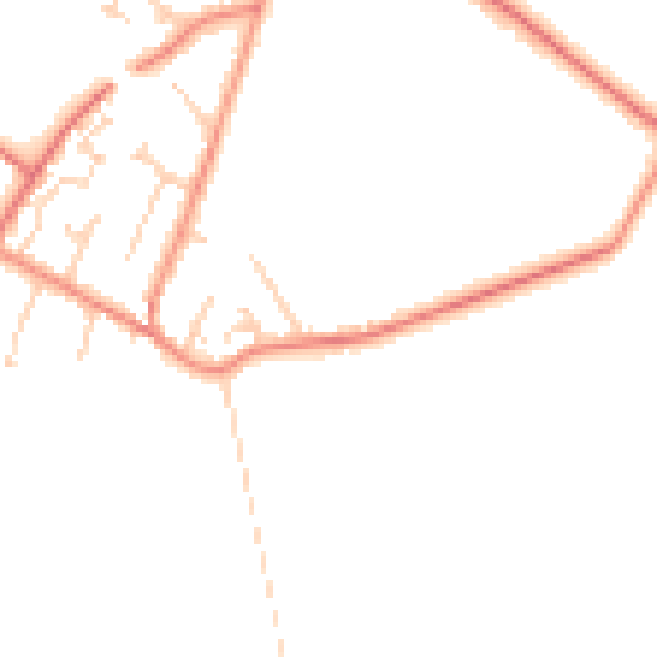 Daytime road noise heatmap for DN5 7JF