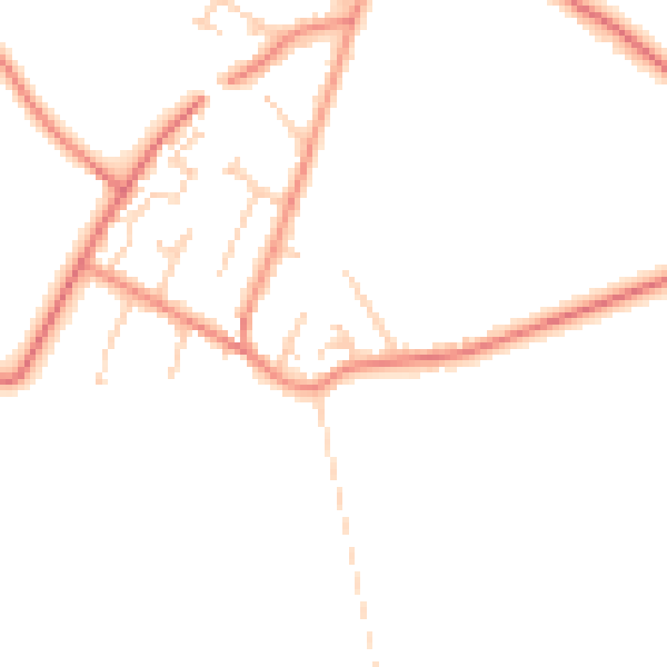 Daytime road noise heatmap for DN5 7JU