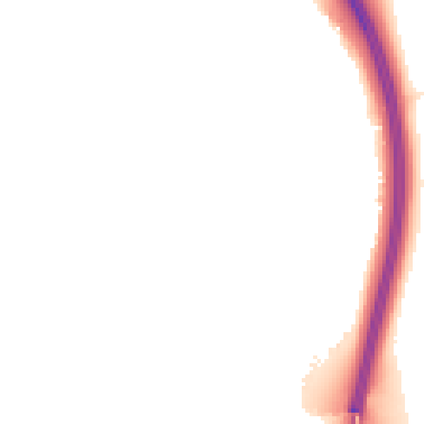Night-time road noise heatmap for DN5 7LB