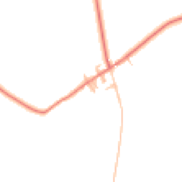 Daytime road noise heatmap for DN5 7SP