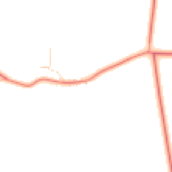 Daytime road noise heatmap for DN5 7SY