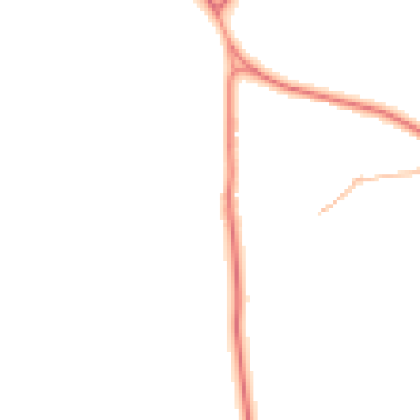 Daytime road noise heatmap for DN5 7TF