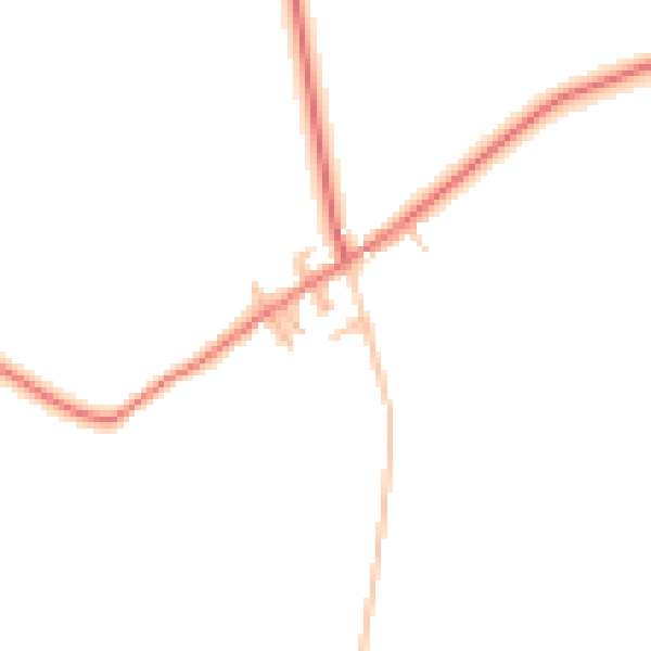 Daytime road noise heatmap for DN5 7TH