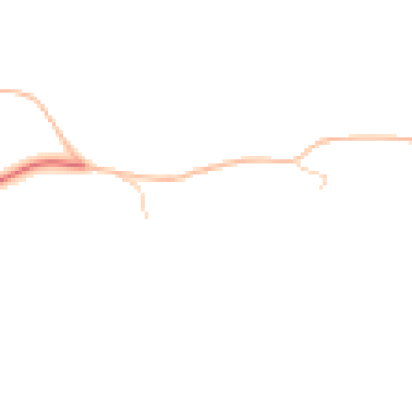 Daytime road noise heatmap for DN5 7XJ