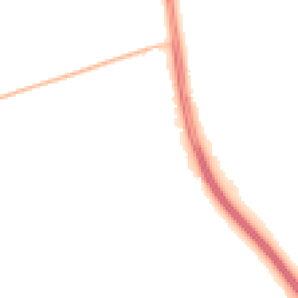 Night-time road noise heatmap for DN5 7XL