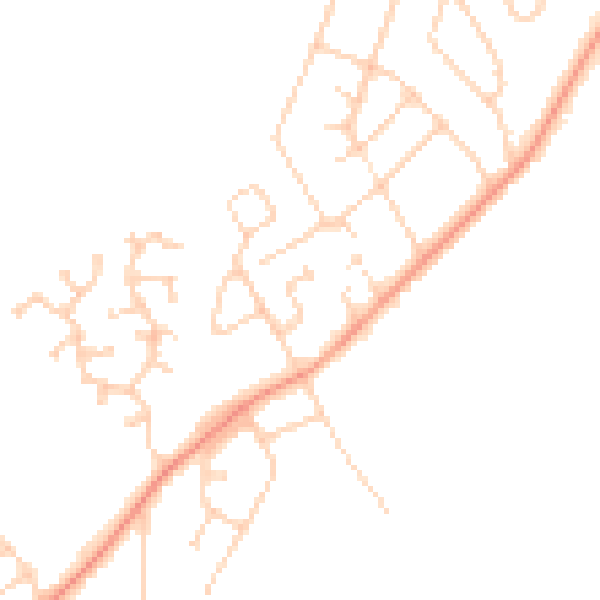 Daytime road noise heatmap for DN5 8BL