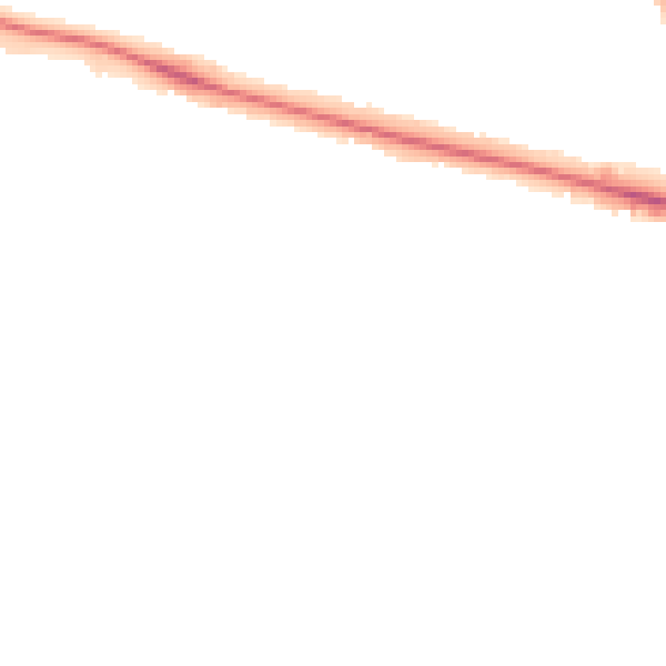 Night-time road noise heatmap for DN5 8QA