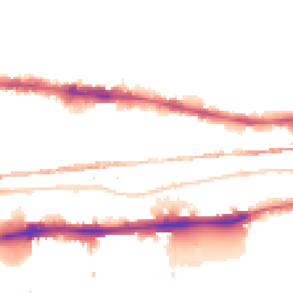 Night-time road noise heatmap for E1 0AA