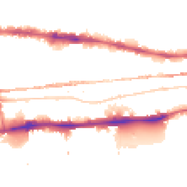 Night-time road noise heatmap for E1 0AJ
