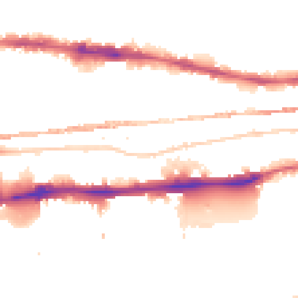 Night-time road noise heatmap for E1 0AL