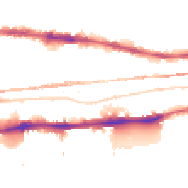 Night-time road noise heatmap for E1 0AN