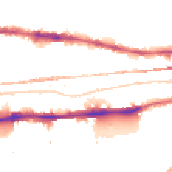 Night-time road noise heatmap for E1 0AP