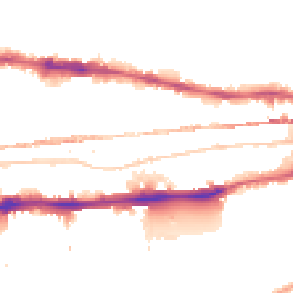 Night-time road noise heatmap for E1 0AQ