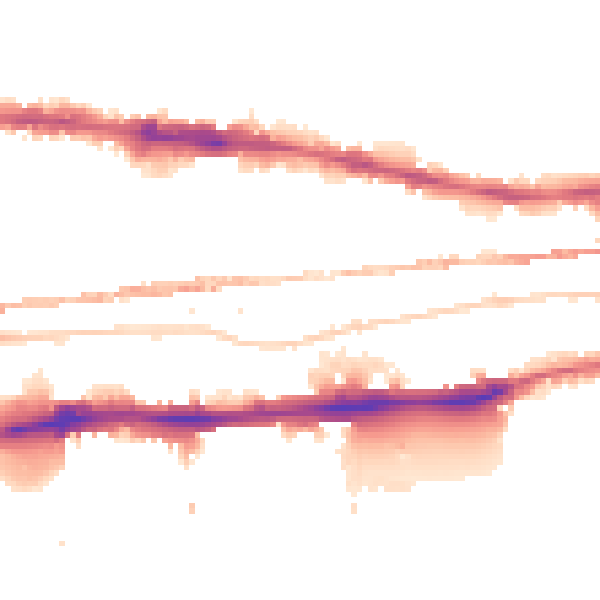 Night-time road noise heatmap for E1 0AR