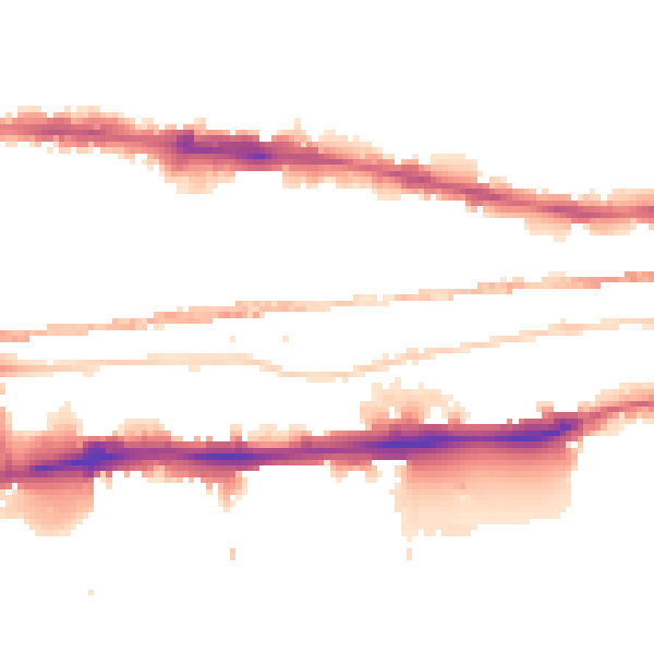Night-time road noise heatmap for E1 0AS