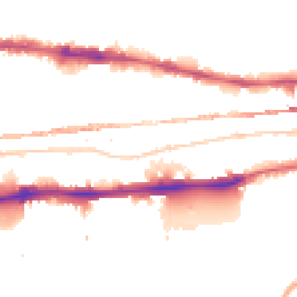 Night-time road noise heatmap for E1 0AW