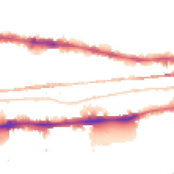 Night-time road noise heatmap for E1 0BE