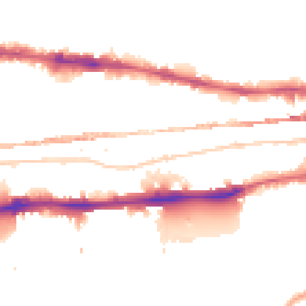 Night-time road noise heatmap for E1 0BQ