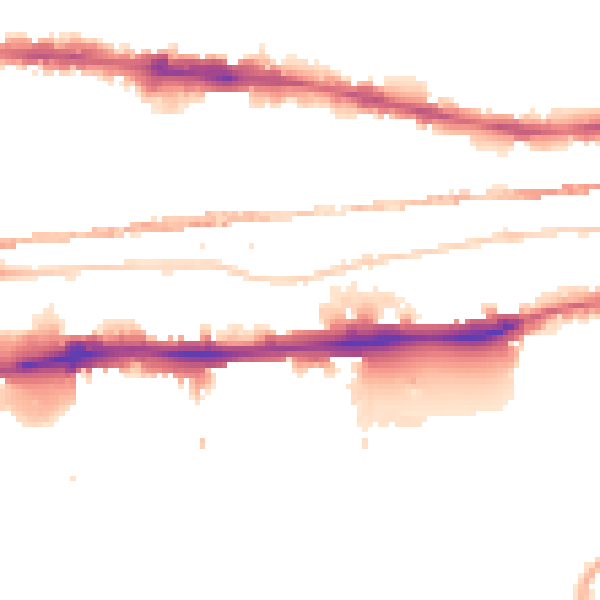 Night-time road noise heatmap for E1 0EE
