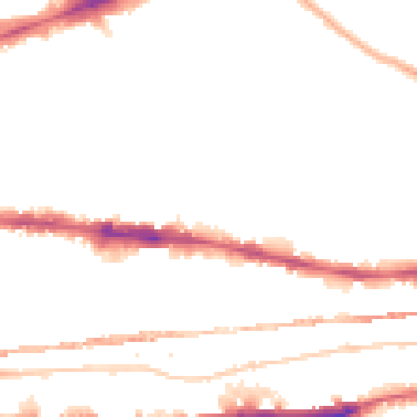 Night-time road noise heatmap for E1 0PX