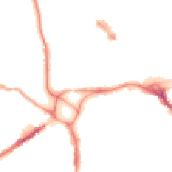 Night-time road noise heatmap for EX1 1BA