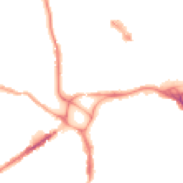 Night-time road noise heatmap for EX1 1FG