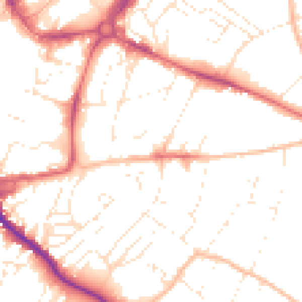 Daytime road noise heatmap for EX1 1TB