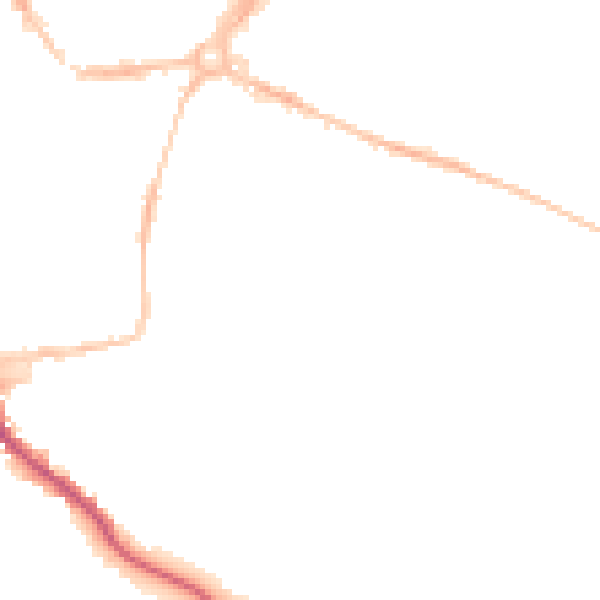 Night-time road noise heatmap for EX1 1TB