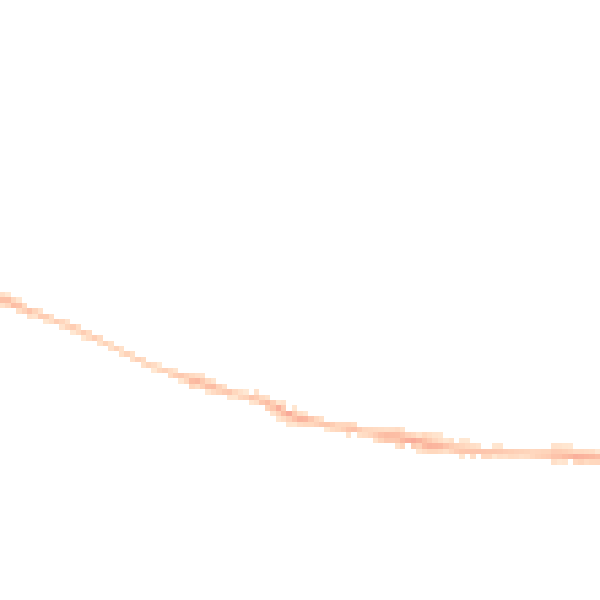 Night-time road noise heatmap for EX1 2QX