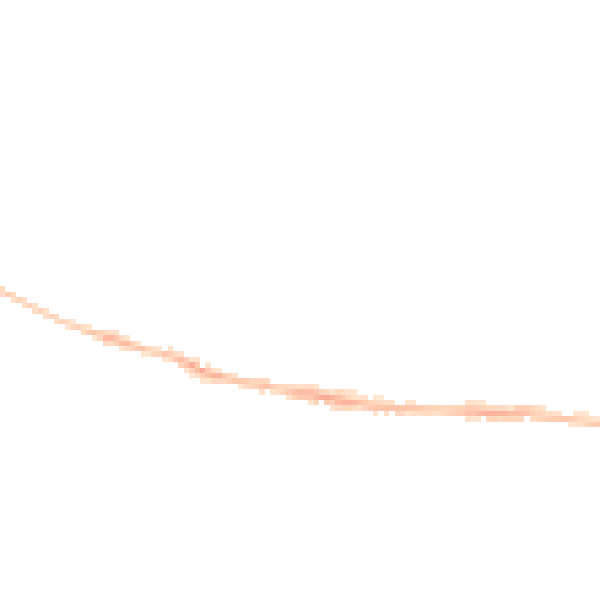 Night-time road noise heatmap for EX1 2RE