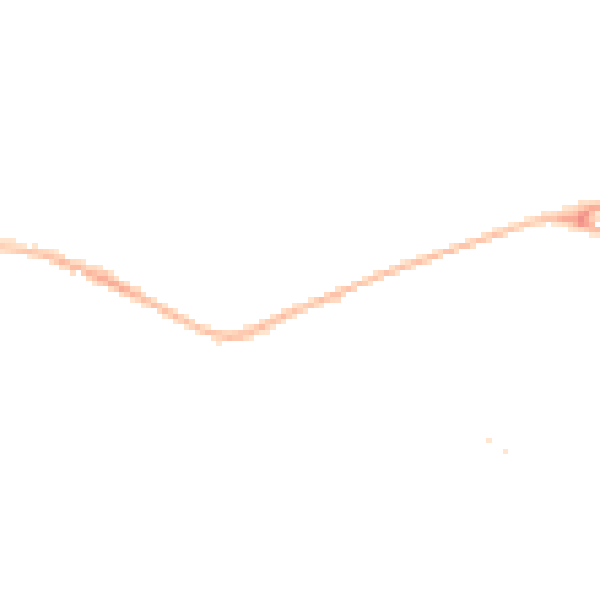 Night-time road noise heatmap for EX1 3EA