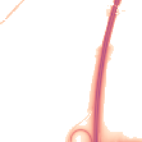 Night-time road noise heatmap for EX1 3FJ