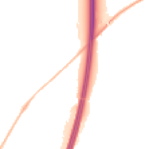 Night-time road noise heatmap for EX1 3GN
