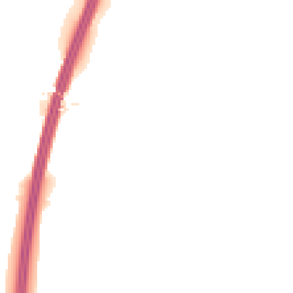 Night-time road noise heatmap for EX1 3ZB