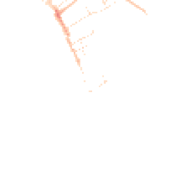 Daytime road noise heatmap for EX3 0BB