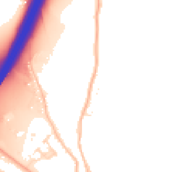 Daytime road noise heatmap for EX3 0FS