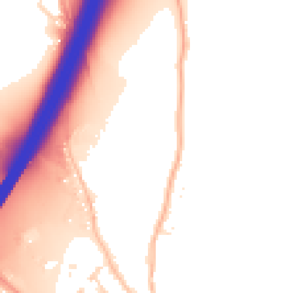 Daytime road noise heatmap for EX3 0FZ