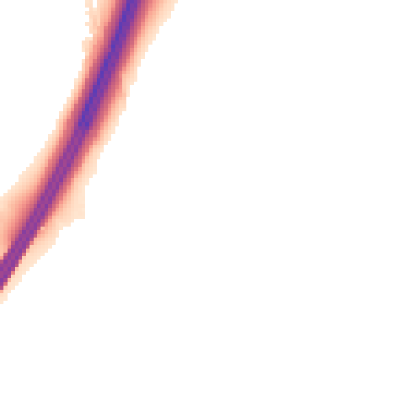 Night-time road noise heatmap for EX3 0FZ