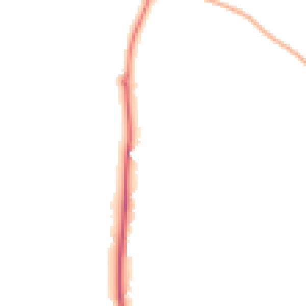 Night-time road noise heatmap for EX3 0QY
