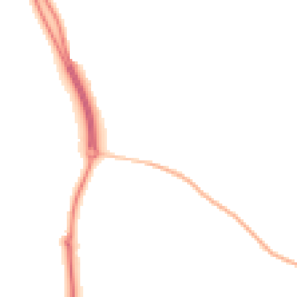Night-time road noise heatmap for EX3 0RF
